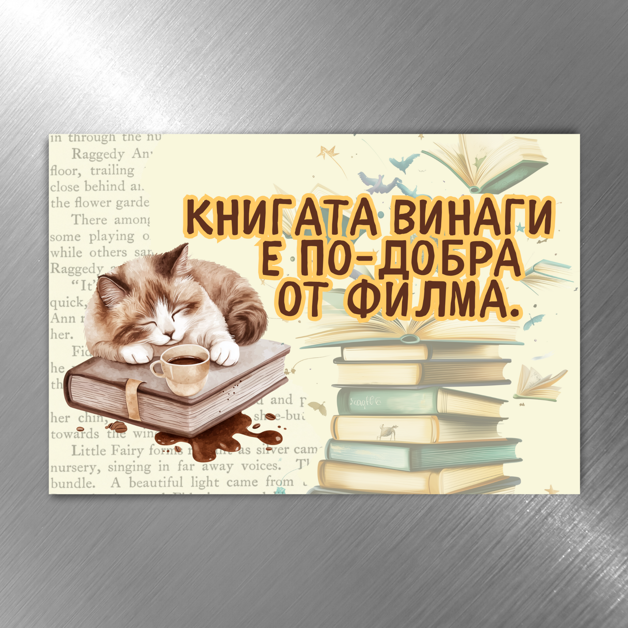 Книгата винаги е по-добра от филма - Забавен магнит