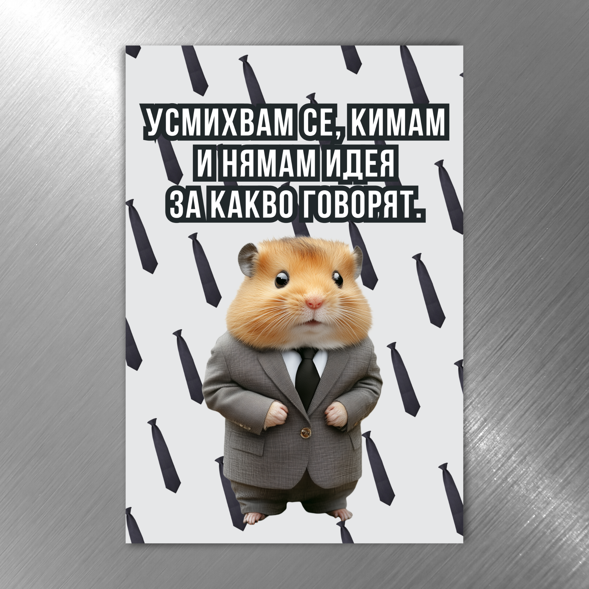 Усмихвам се, кимам и нямам идея за какво говорят - Забавен магнит